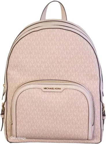 Michael Kors Mochila con logotipo de Jaycee, Colorete en polvo oscuro, Jaycee