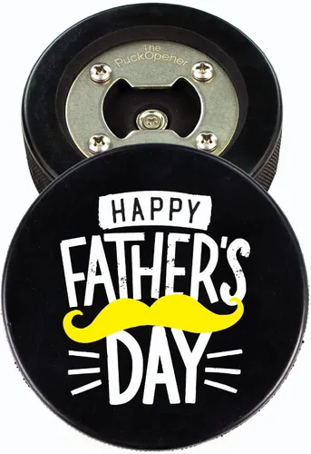 Abridor de botellas de hockey para el Día del Padre, regalo personalizado impreso para el mejor papá, tamaño oficial, diseño personalizado de Thanks