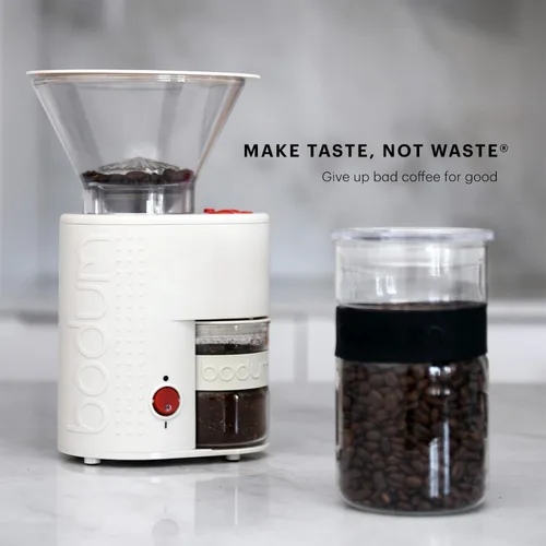 Miniatura 7 de Molino de café eléctrico con cuchillas Bodum Bistro, Blanco