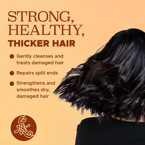 Miniatura 2 de Set de Champú y Acondicionador Luseta para Cabello con Cúrcuma y Colágeno, Champú Voluminizador para Cabello Fino o Graso, Libre de Sulfatos