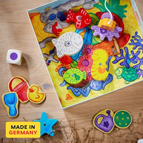 Miniatura 2 de HABA Mis primeros juegos - ¡Aquí está Fishy Fishy! Juego magnético de pesca Edades 2+ Fabricado en Alemania Juegos para niños pequeños, juguetes