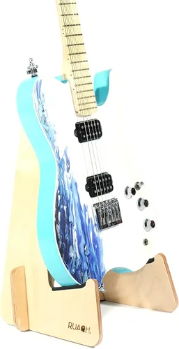 Miniatura 2 de Ruach GS-7 A-Frame - Soporte para guitarra acústica individual - Abedul (eléctrico individual/bajo)