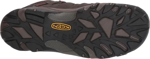 Miniatura 4 de Botas de trabajo impermeables con puntera de acero de altura media Lansing Mid para hombre, de KEEN Utility marrón (Cascade Brown/Brindle)