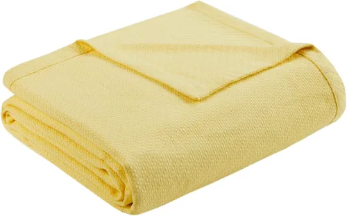 Miniatura 13 de Madison Park - Manta de lujo, suave, acogedora, 100% algodón hilado en anillo, para cama, o sofá