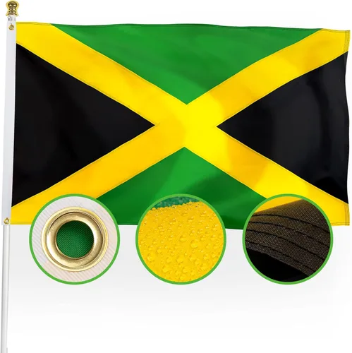 Miniatura 17 de XIFAN Bandera de Nicaragua prémium de 3 x 5 pies para exteriores, bandera de país nicaragüense grande de doble cara de nailon 210D, decoración
