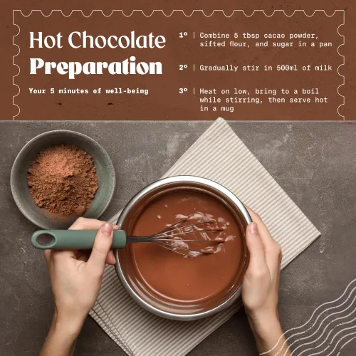 Miniatura 5 de NaturaleBio Cacao en polvo orgánico de 35 onzas. Sin azúcar, no alcalinizado y puro. Sustituto de cacao en polvo con rico sabor a chocolate negro.