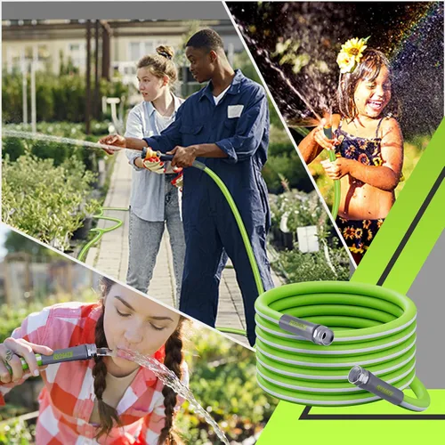 Miniatura 7 de RVMATE Manguera de Agua para RV de 25 Pies, Diámetro Interior de 5/8", Manguera de Agua Potable Sin Plomo, Manguera de Jardín Sin Fugas Para Verde