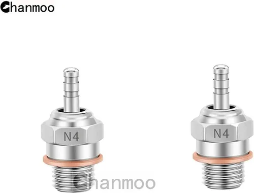 Miniatura 9 de 2 piezas 70117H Hot Engine Glow Plugs No.3 N3 N4#3 #4 Spark Nitro Engine Parts Reemplazan OS para Traxxas Losi HPI Redcat HSP Himoto RC Car Truck