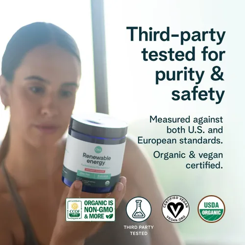 Miniatura 3 de Ora Organic Polvo natural para antes del entrenamiento, sabor a limonada de frambuesa, proporciona energía, enfoque, hidratación y resistencia sin
