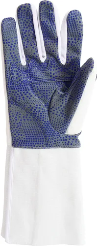 Miniatura 2 de LEONARK Guantes acolchados de esgrima para espada y sable de aluminio, manoplas de cuero para práctica de esgrima y combate, 1 paquete