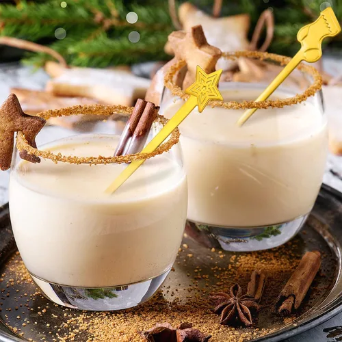 Miniatura 7 de 16 cucharas de Navidad para café, cuchara creativa de acero inoxidable para agitar, a granel para postre de sopa, 4 estilos (dorado)