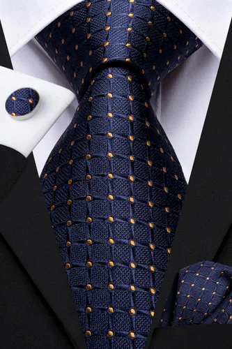Miniatura 169 de Dubulle Corbata tejida de cachemira para hombre y gemelos de pañuelo para hombre, conjunto de gemelos para boda formal y negocios