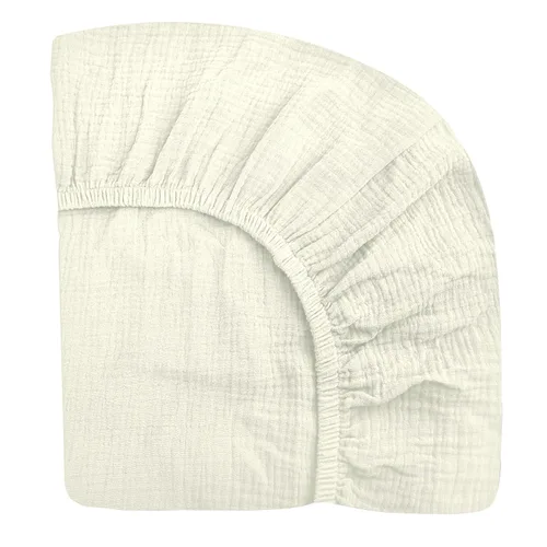 Miniatura 28 de Pack and Play Sábanas para bebés, niños y niñas, 39 x 27 x 3 pulgadas, muselina neutra de algodón, paquete N Play, sábana con estilo bohemio