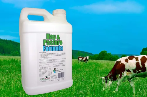 Miniatura 2 de Fórmula de heno y pastos de GS Plant Foods, fertilizante orgánico para pastos con ácido húmico y ácido fúlvico (5 galones), fórmula de pasto