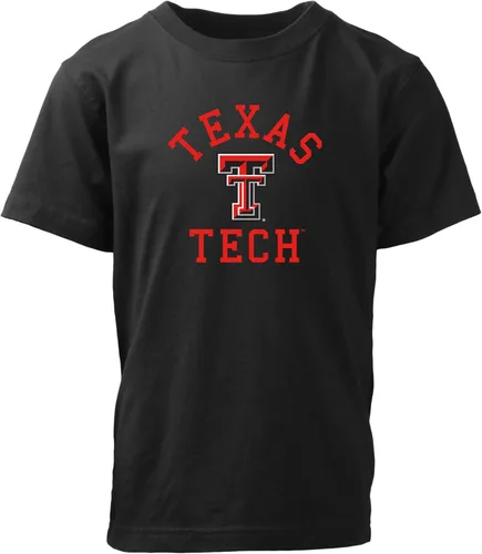 Miniatura 133 de Wes and Willy Camiseta de algodón orgánico de manga corta para niños de la NCAA rutgers scarlet knights rojo