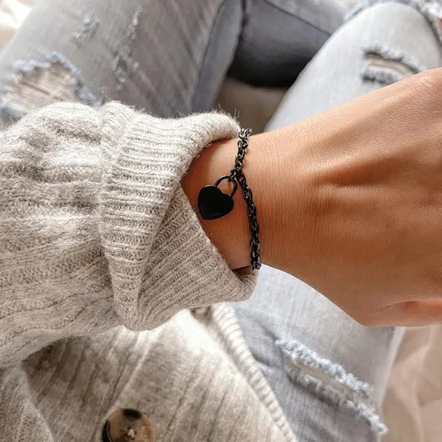 Miniatura 3 de MVMT Pulsera con dije Heartlock para mujer