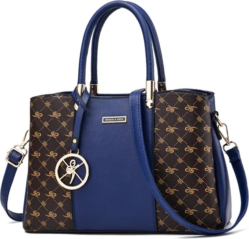 Miniatura 29 de KURGOOL Bolsos y bolsos de mano para mujer, bolso de hombro con asa superior, bolsa de mensajero para mujer