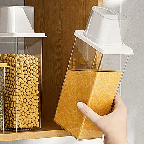Miniatura 4 de VALINK Contenedores herméticos para almacenamiento de alimentos, dispensador de contenedores de cereales de almacenamiento 2022, dispensador