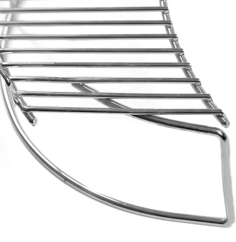 Miniatura 3 de BBQGUYS Signature - Estante de calentamiento de acero inoxidable de 17 pulgadas, se adapta a Big Green Egg Large y Kamado Joe Classic, BBQ-KW-17-SS