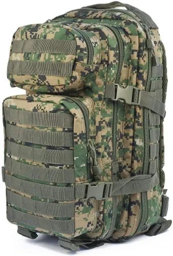 Miniatura 7 de Mil-Tec Mochila de asalto unisex, resistente, duradera, ligera, ergonómica, versátil, táctica, para acampar al aire libre, senderismo, con correas