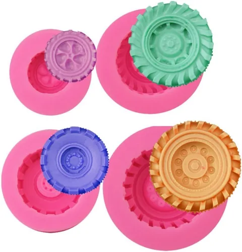 Miniatura 9 de Mity Rain Roses Collection - Molde de silicona con forma de rosa para decoración de tartas con fondant, arcilla polimérica, caramelo, chocolate
