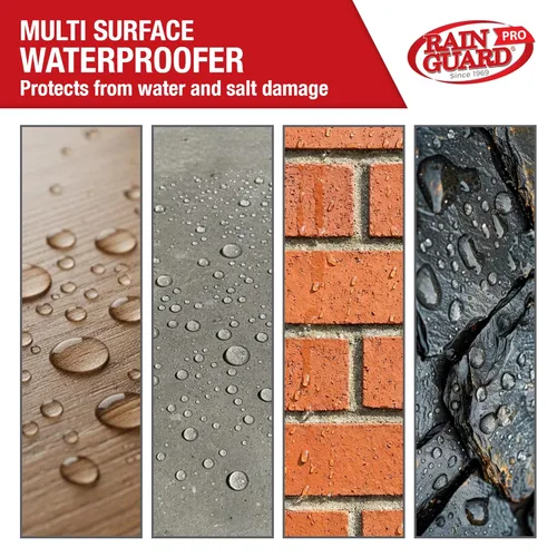 Miniatura 3 de Rain Guard Water Sealers CR-0405 Micro-Seal HD listo para usar sellador de alto contenido de sólidos que cubre hasta 1500 pies cuadrados. Todas