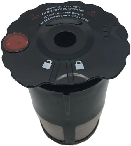 Miniatura 3 de 2 filtros de café reutilizables negros para Keurig 119367 2.0 My K-Cup Modelo actualizado: serie K200/K300/K400/K500, funciona con todas las series