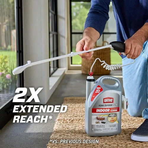 Miniatura 2 de Ortho Home Defense Max - Barrera de insectos para interiores: Comienza a matar hormigas, cucarachas, arañas, pulgas y garrapatas rápido, 1 gal.