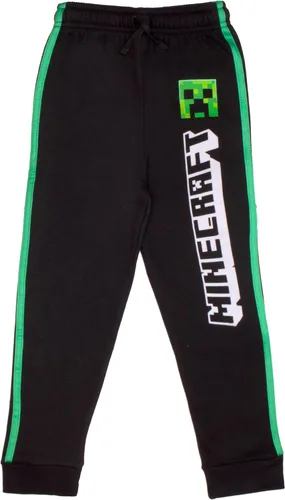 Miniatura 5 de Minecraft Juego de 2 piezas de videojuego, camiseta y pantalones de malla activa de manga larga para niños, paquete de 2
