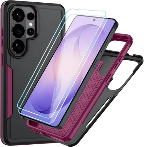 Miniatura 60 de Funda para Samsung Galaxy A15 5G con protector de pantalla HD [protección contra caídas de grado militar] Protección de cuerpo completo resistente a