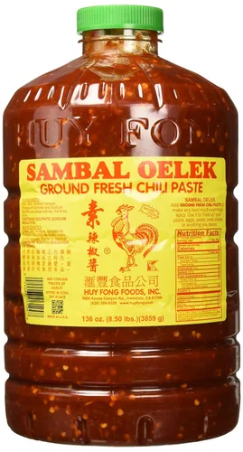 Miniatura 4 de Huy Fong Sambal Oelek, 8.5 libras, chile, 136 onzas