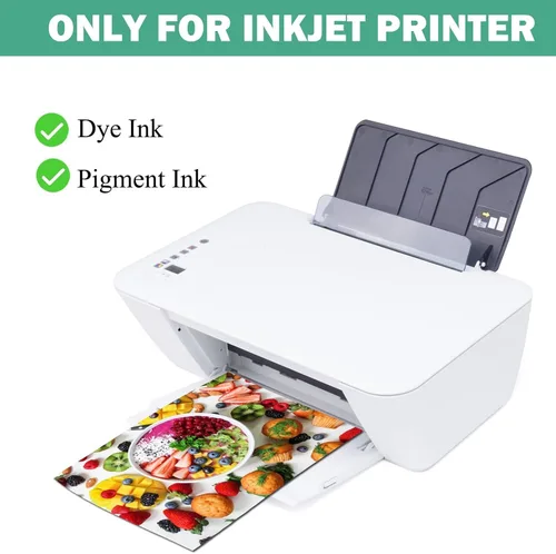 Miniatura 6 de Papel fotográfico RC brillante ultra premium, papel fotográfico profesional y pesado recubierto de resina metálica, impresora de inyección de tinta