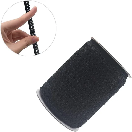 Miniatura 3 de Bristlegrass Picot Loop - Banda elástica para coser de 1/2 pulgada, 0.512 in, corona de carrete con volantes, cinta elástica para atar el cabello