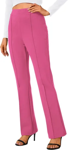 Miniatura 26 de Urban CoCo Pantalones de trabajo elásticos con corte de bota, pantalones de yoga pequeños para oficina casual