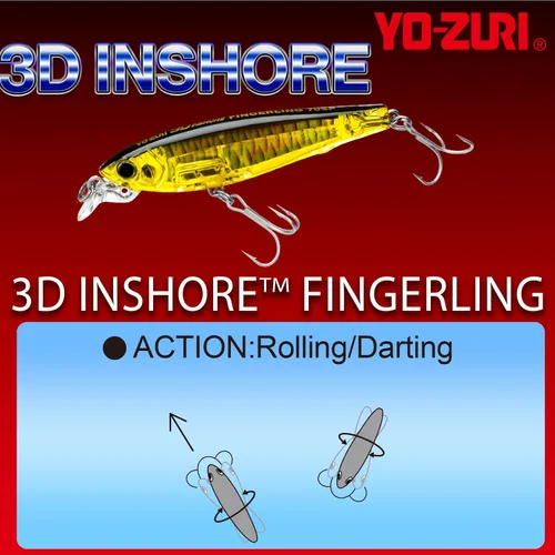 Miniatura 4 de Duel Yo Zuri 3 D Inshore Fingerling Mullet