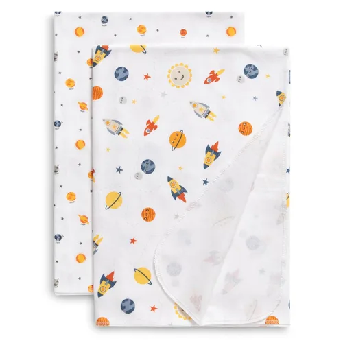 Miniatura 24 de Delta Children Mantas de Recepción para Bebé de Franela 100% Algodón para Niñas y Niños – 30x30 Pulgadas (Paquete de 2), Floral Rosa