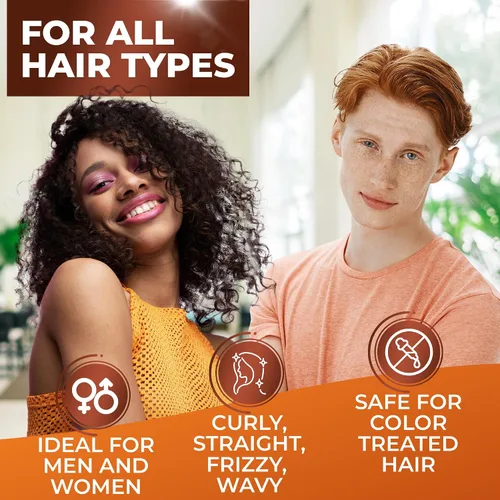 Miniatura 7 de Aceite de Argán marroquí Champú Sulfato última intervensión – Mejor para el cabello dañado, Curly seco o Frizzy – Thickening para fina/Cabello