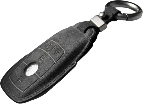 Miniatura 8 de Cubierta de llave de cuero para Mercedes-Benz A C E S CLA CLS GLA GLB GLC GLE GLS G Glass