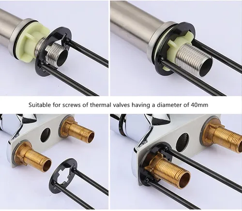Miniatura 2 de Llave hexagonal de cuatro mandíbulas, llave multifuncional para fregadero, instalación de mantenimiento y herramientas de extracción para baño