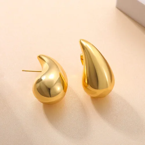 Miniatura 7 de Gold Earrings for Women Girls,14K Gold Plated Lightweight Gold Hoop Earrings Hypoallergenic Earrings for Women Trendy Fashion Jewelry Gifts