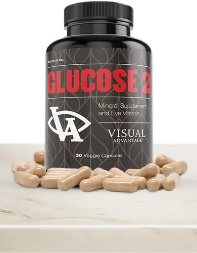 Miniatura 6 de Visual Advantage Suplemento ocular Glucosa II – Suministro para 1 mes – Fórmula AREDS 2 con vitamina D, C, E – Luteína y zeaxantina – Mezcla