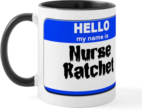Miniatura 19 de CafePress Taza de café de cerámica con texto en inglés «Hello My Name Is Mary», de 11 oz (11.0 fl oz)