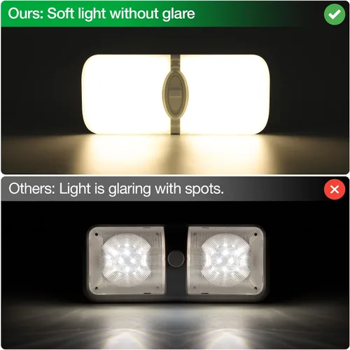 Miniatura 6 de Aaleds Luces interiores de caravana, luces LED de 12 voltios de 1200 lm, luces de cámper de 12.5 W, luces LED de RV para interiores de 12 V, luz