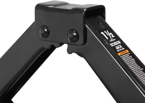 Miniatura 3 de Big RED T10152-1 Torin Car Scissor Jack: gato tijera portátil de acero para neumáticos con mango desmontable, gatos de nivelación duraderos