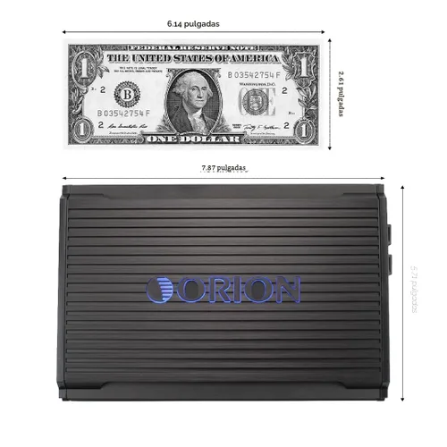 Miniatura 3 de Orion Cobalt Elite CEA400.4D Amplificador compacto de audio para automóvil de 4 canales de alta eficiencia, 400 W RMS, potencia de rango completo