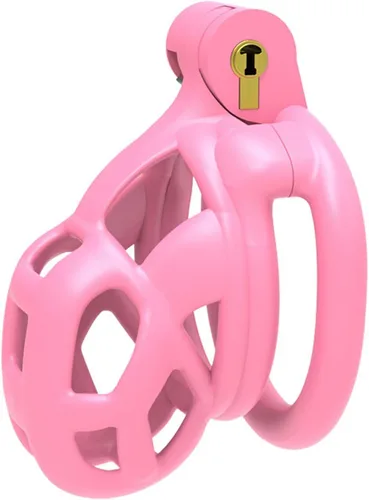 Dispositivo de castidad masculina jaula para pene de resina 2.0, dispositivo de castidad masculina con 4 anillos para el pene, jaula de castidad