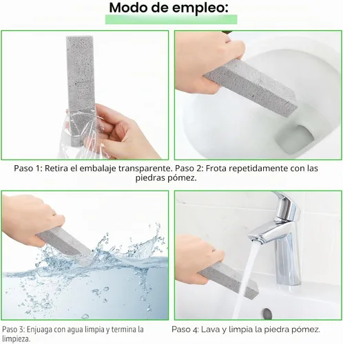 Miniatura 6 de 25 limpiadores de piedra pómez para inodoro, barrita pómez para quitar el anillo de agua dura en el inodoro, piedras pómez para limpieza, hogar