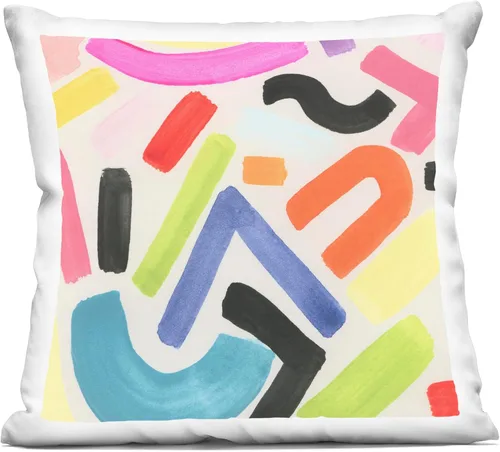 Miniatura 8 de Stupell Industries - Orange Coral Pattern Indoor Pillow, 18 x 18 - Made in USA - By Gail Fraser