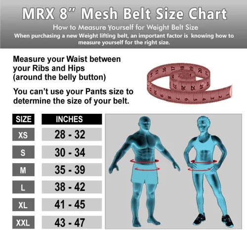 Miniatura 2 de MRX - Cinturones de levantamiento de pesas para hombres, entrenamiento de fitness, gimnasio, soporte de espalda, cinturón de levantamiento de pesas