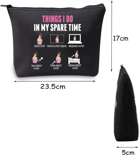 Miniatura 7 de MEIKIUP Divertido regalo K-pop amante mercancía K-pop Drama coreano Fan Gift K-Drama mujeres bolsa de maquillaje